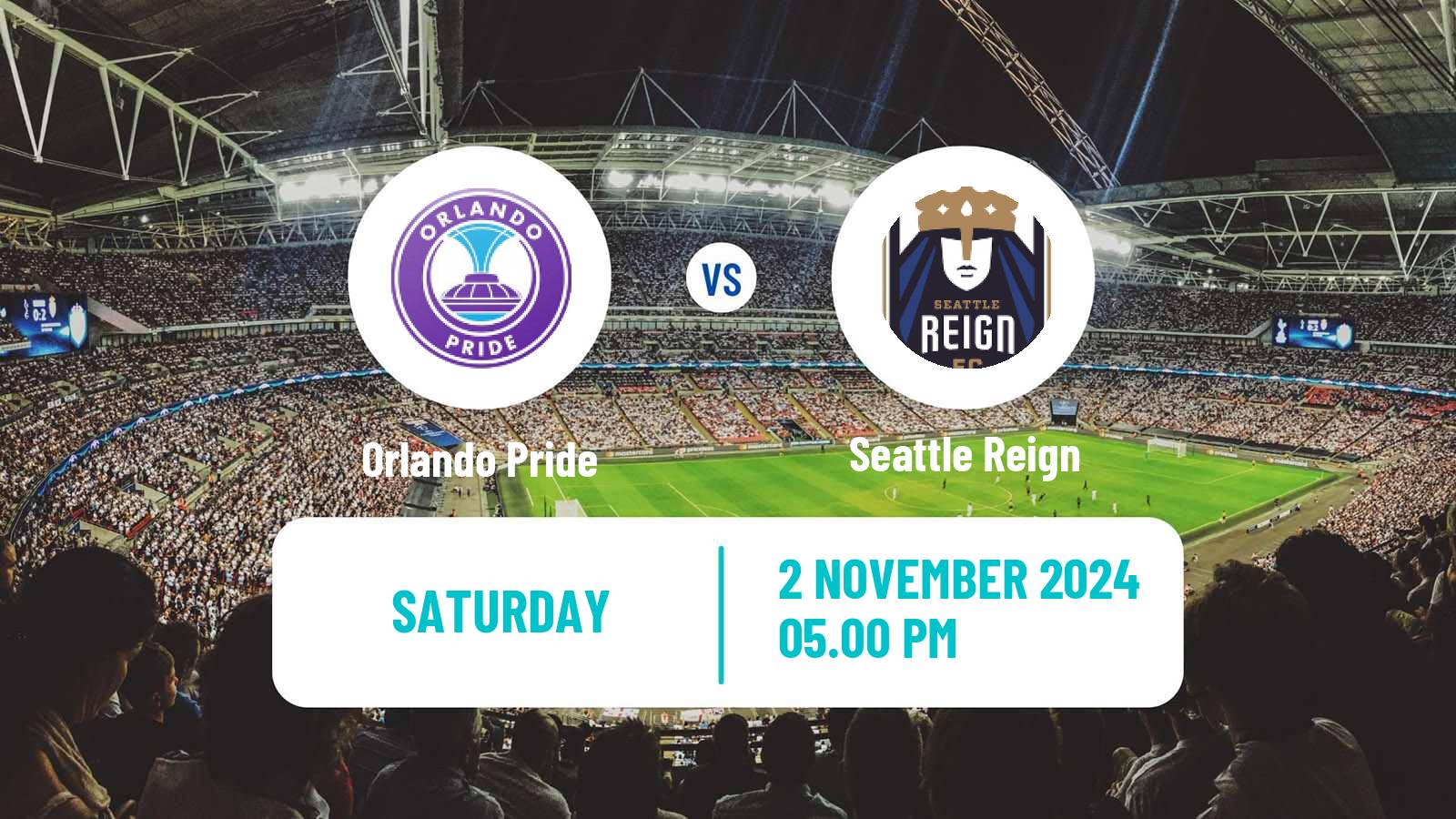 Soccer NWSL Orlando Pride - Seattle Reign