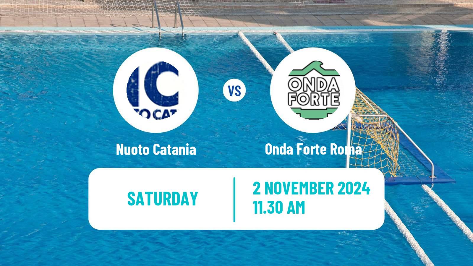 Water polo Italian A1 Water Polo Nuoto Catania - Onda Forte Roma