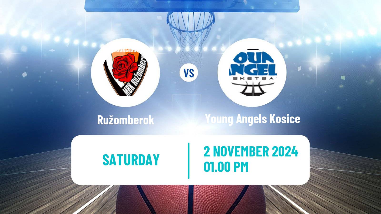 Basketball Slovak Extraliga Basketball Women Ružomberok - Young Angels Kosice