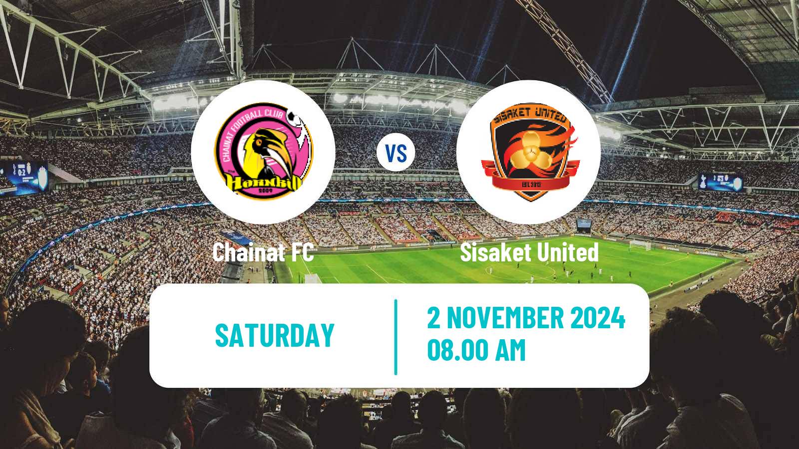 Soccer Thai League 2 Chainat - Sisaket United