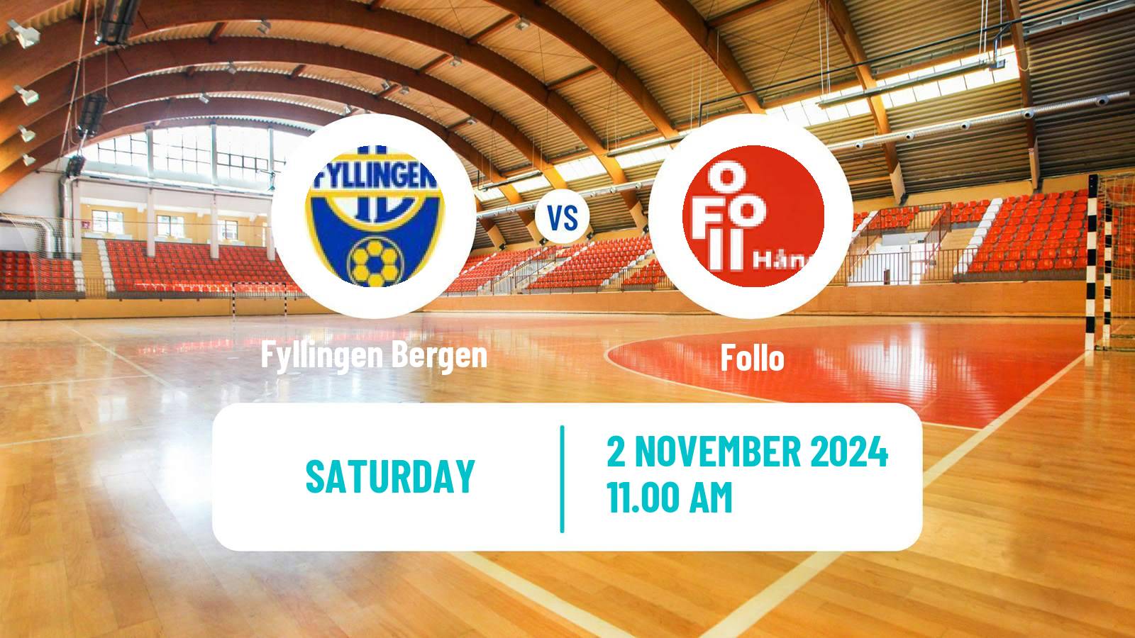 Handball Norwegian Eliteserien Handball Fyllingen Bergen - Follo