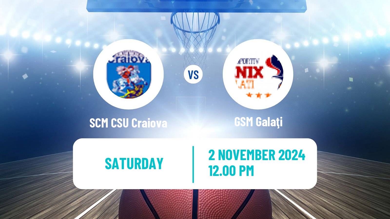 Basketball Romanian Divizia A Basketball SCM CSU Craiova - GSM Galaţi