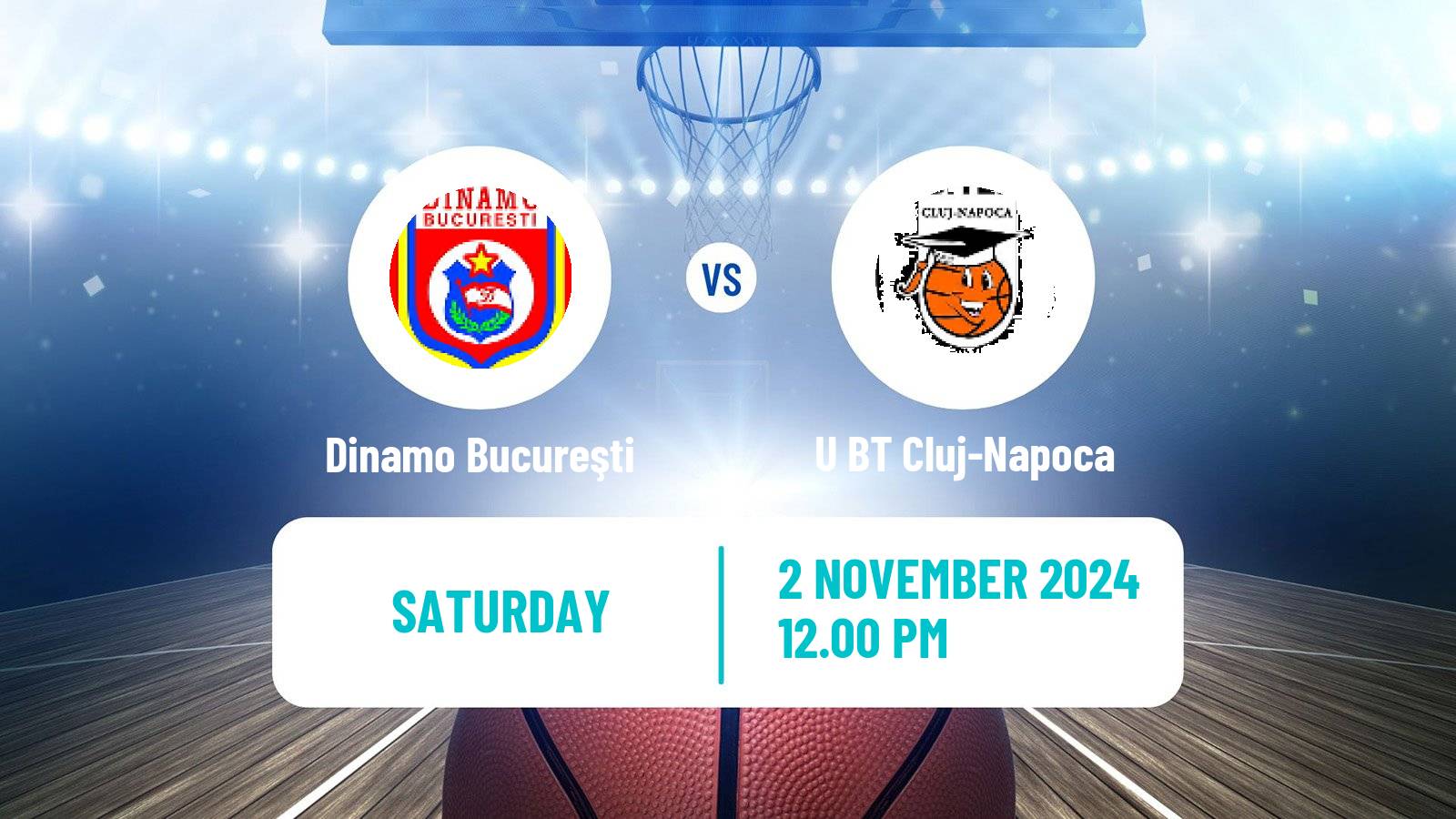 Basketball Romanian Divizia A Basketball Dinamo Bucureşti - U BT Cluj-Napoca