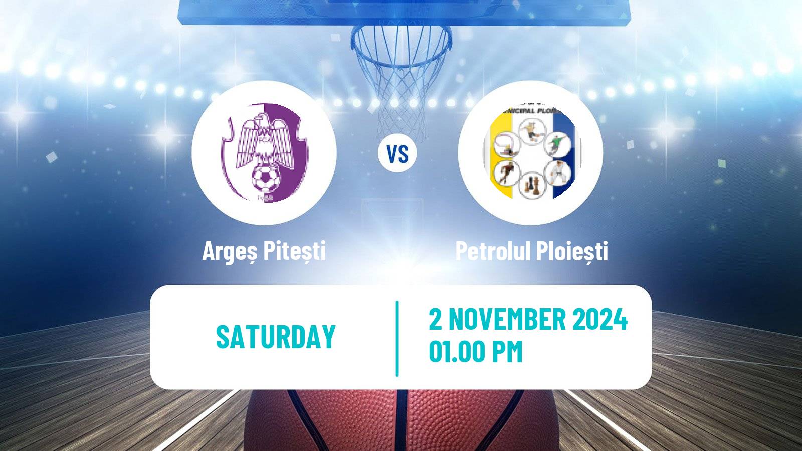 Basketball Romanian Divizia A Basketball Argeș Pitești - Petrolul Ploiești