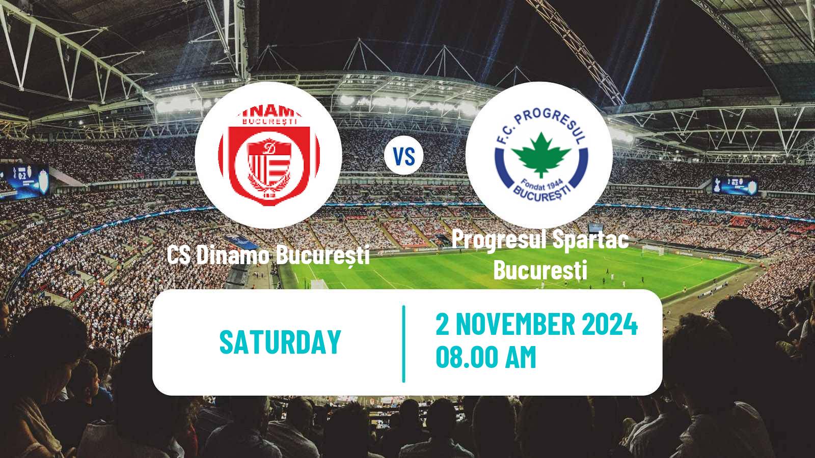 Soccer Romanian Liga 3 - Seria 4 CS Dinamo București - Progresul Spartac Bucuresti