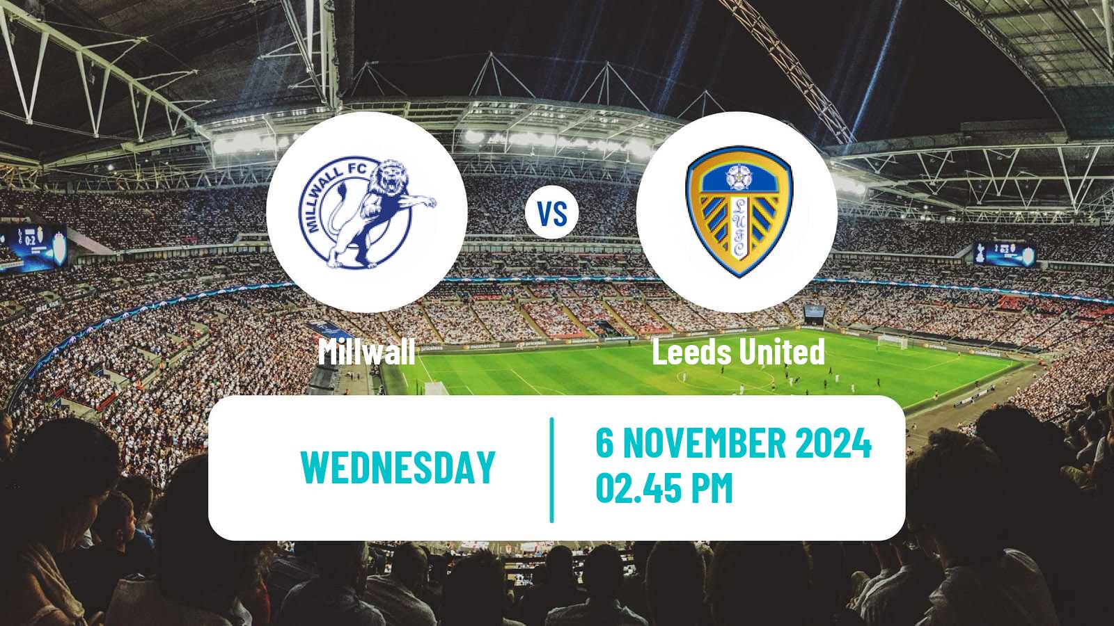 Soccer English League Championship Millwall - Leeds United