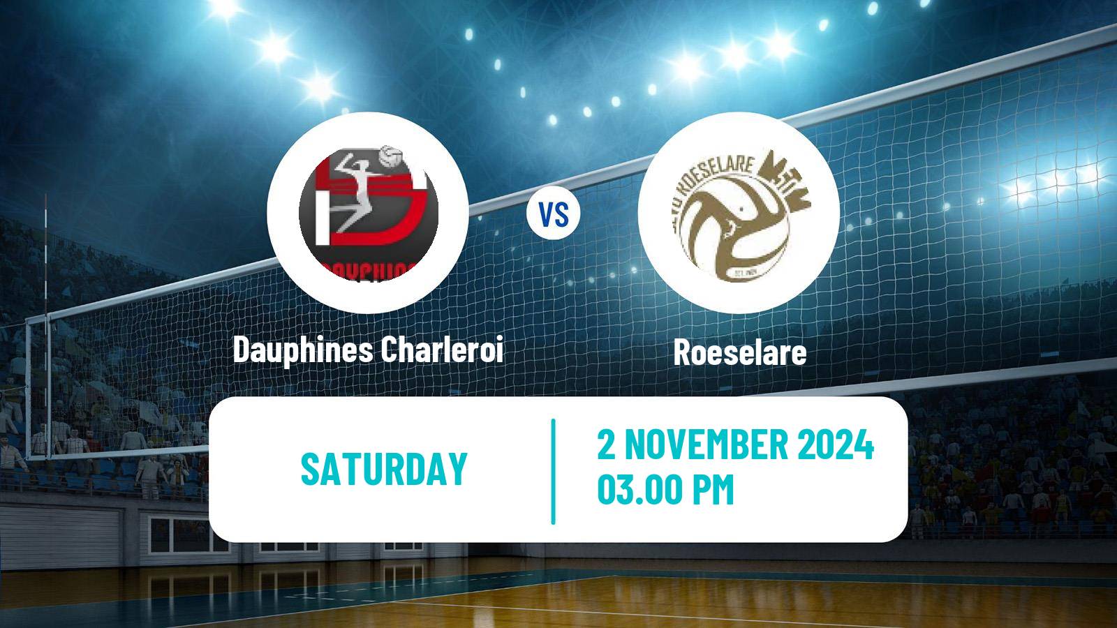 Volleyball Belgian Cup Volleyball Women Dauphines Charleroi - Roeselare