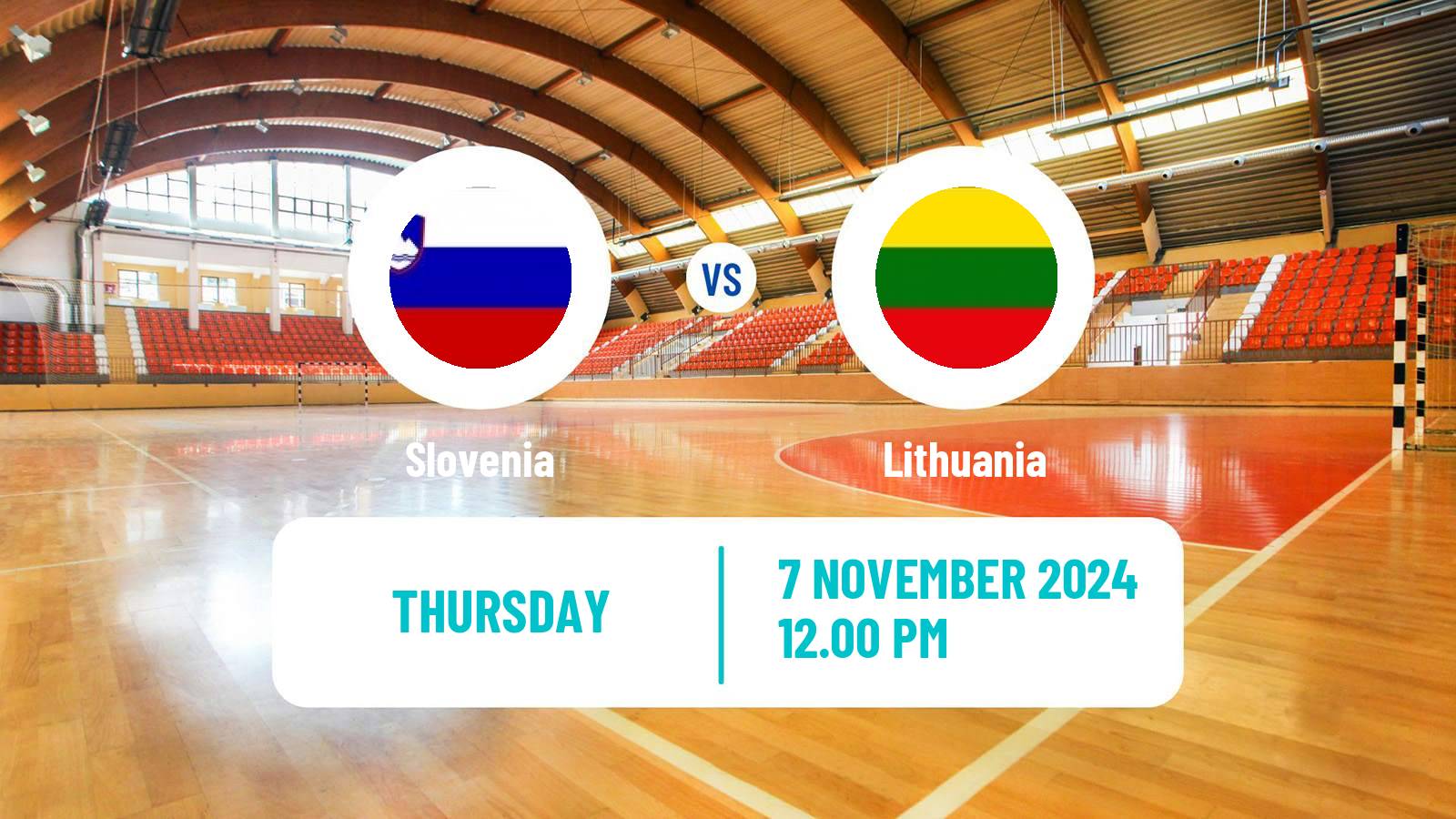 Handball Handball European Championship Slovenia - Lithuania