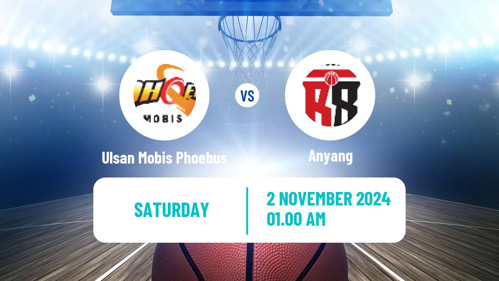 Basketball KBL Ulsan Mobis Phoebus - Anyang