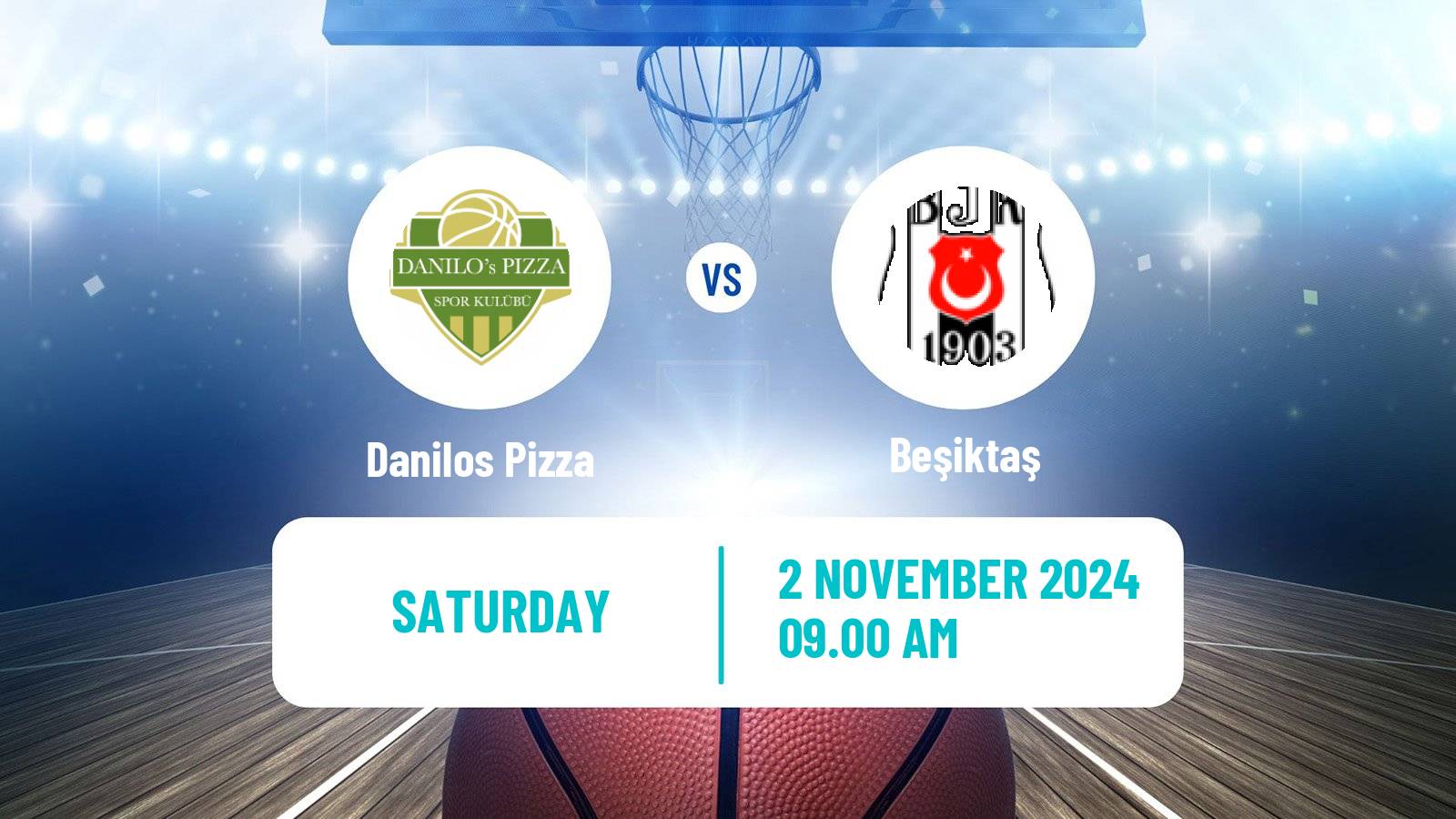 Basketball Turkish Basketball League Women Danilos Pizza - Beşiktaş