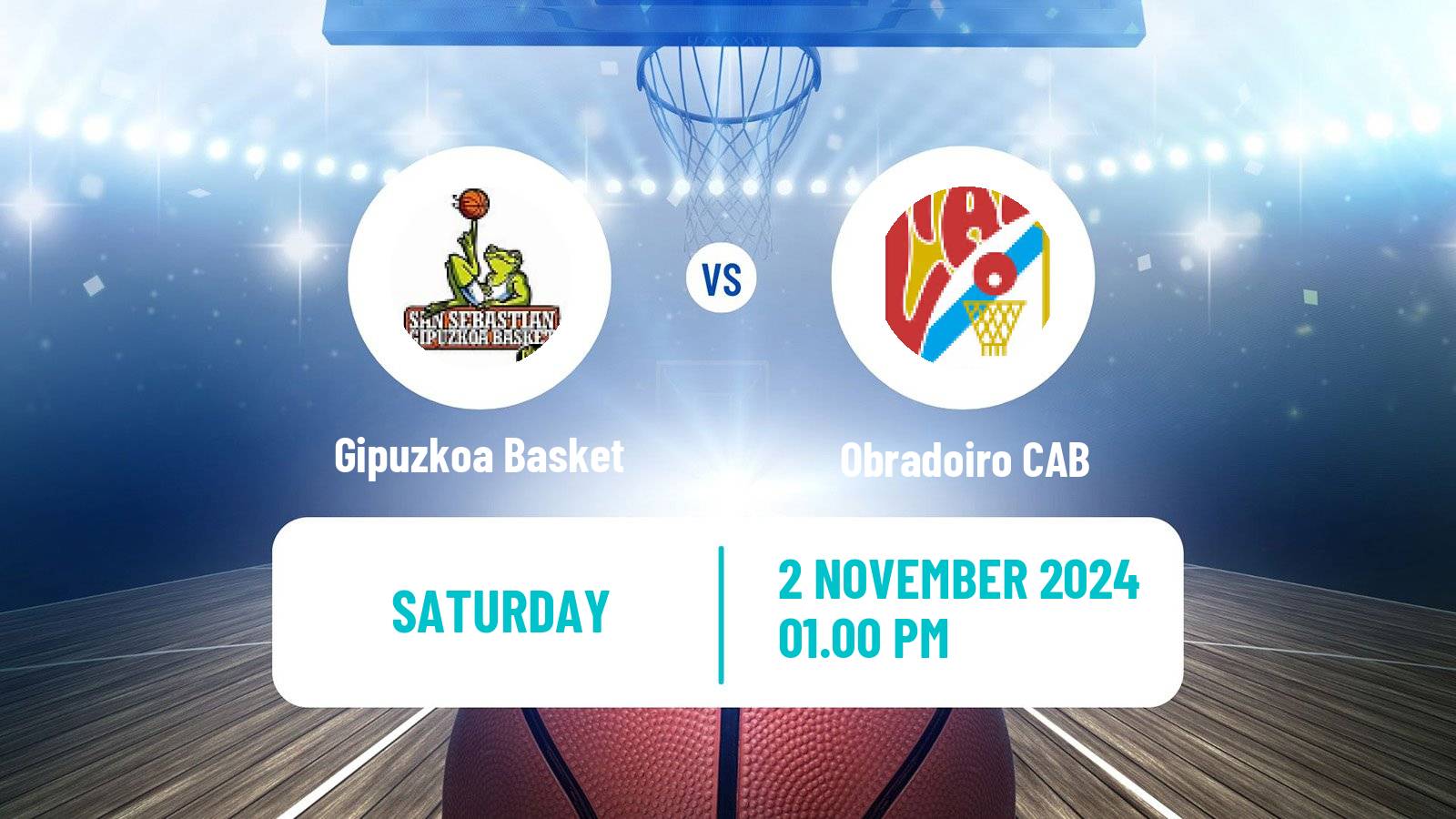 Basketball Spanish LEB Oro Gipuzkoa Basket - Obradoiro CAB