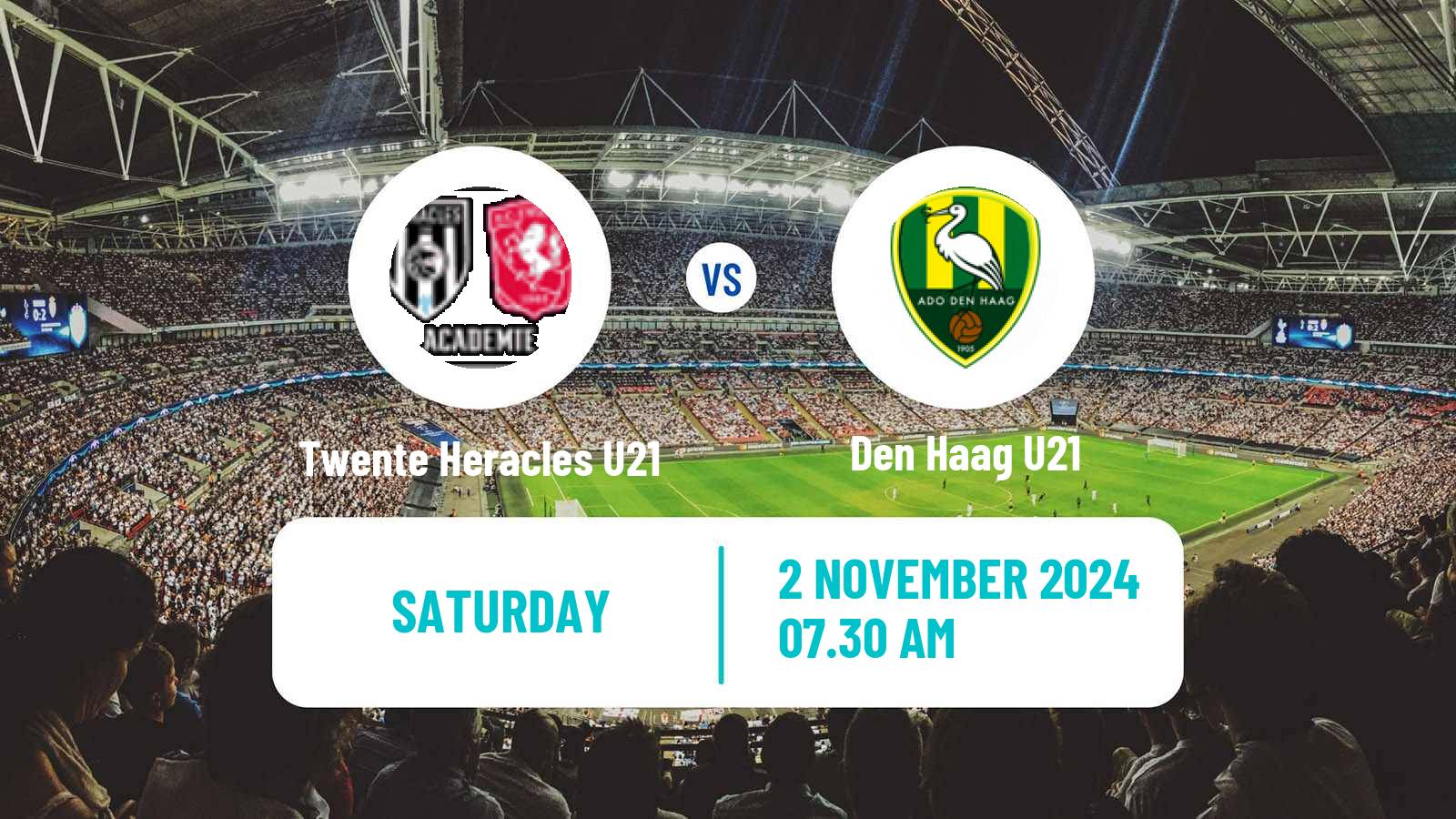 Soccer Dutch Divisie 1 U21 Twente Heracles U21 - Den Haag U21