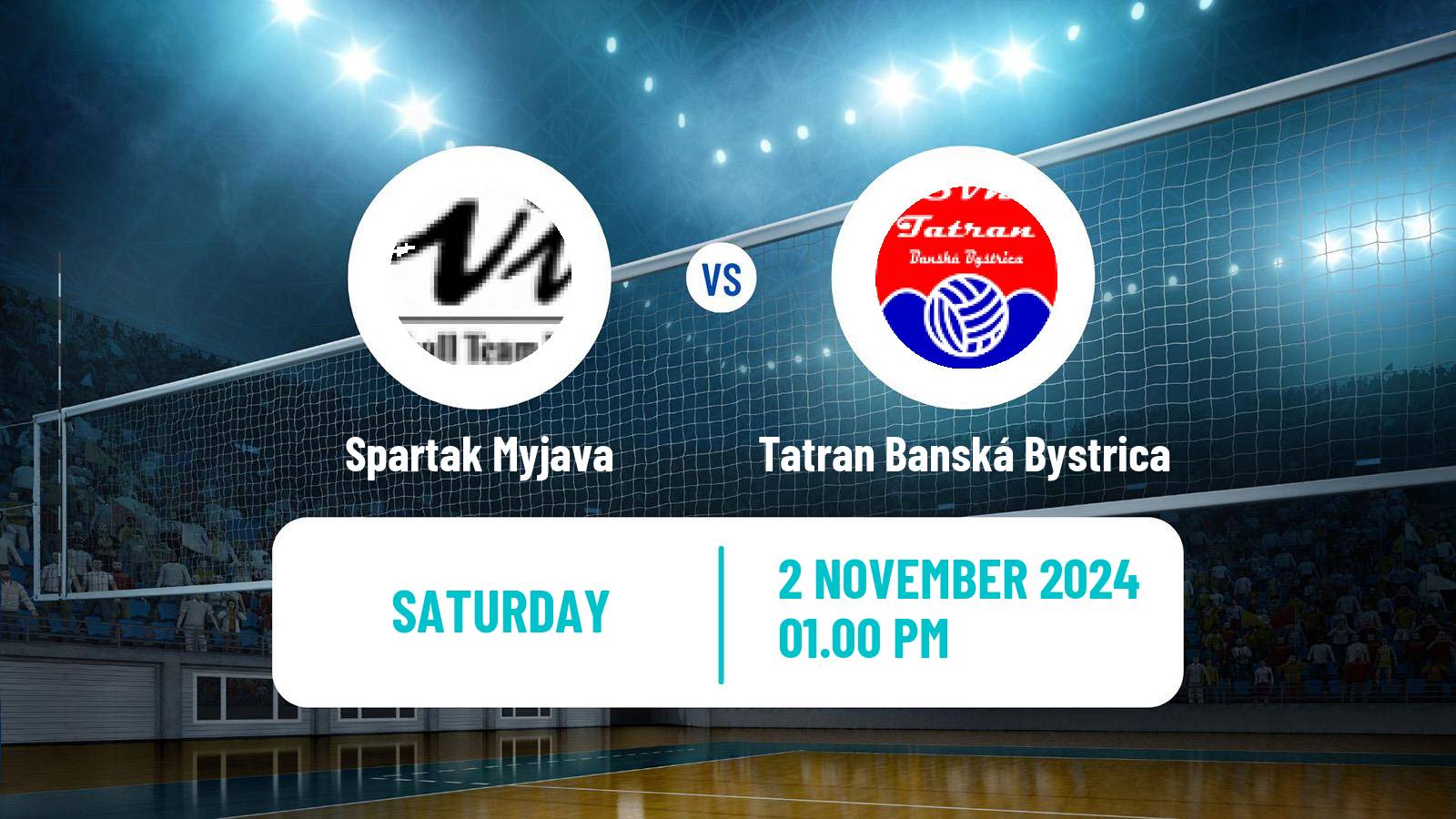 Volleyball Slovak Extraliga Volleyball Spartak Myjava - Tatran Banská Bystrica