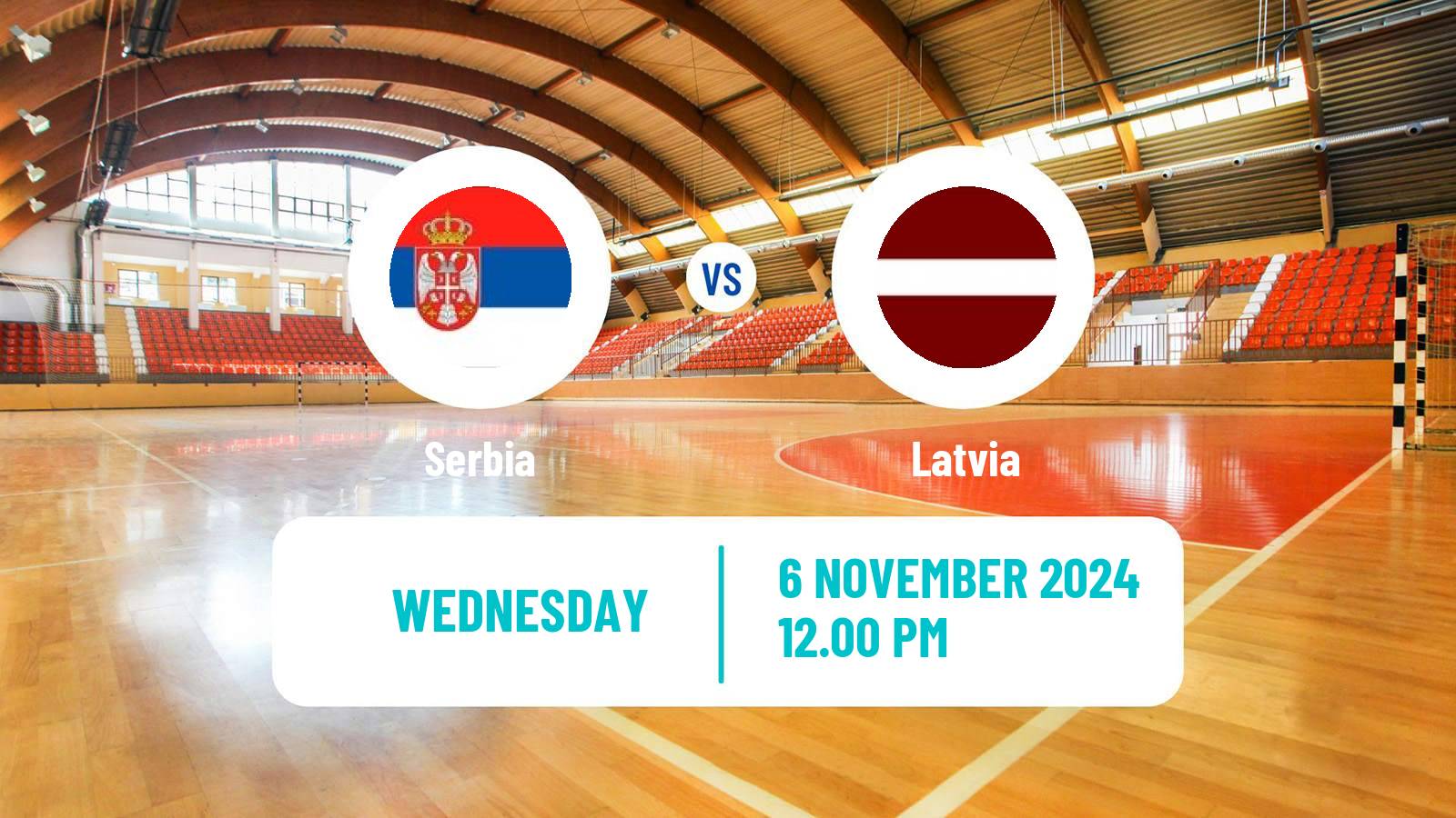 Handball Handball European Championship Serbia - Latvia