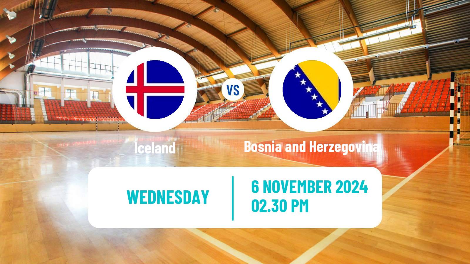 Handball Handball European Championship Iceland - Bosnia and Herzegovina