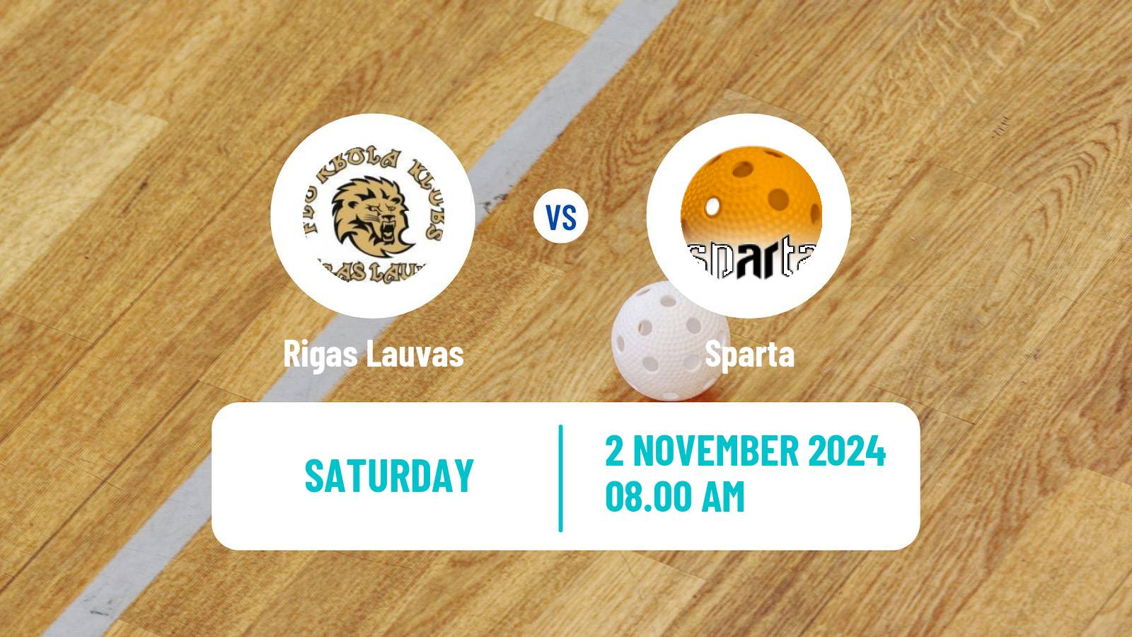 Floorball Latvian Elvi Liga Women Rigas Lauvas - Sparta