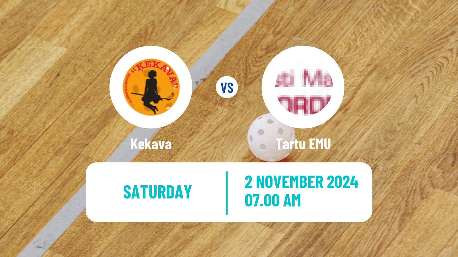 Floorball Latvian Elvi Liga Women Kekava - Tartu EMU