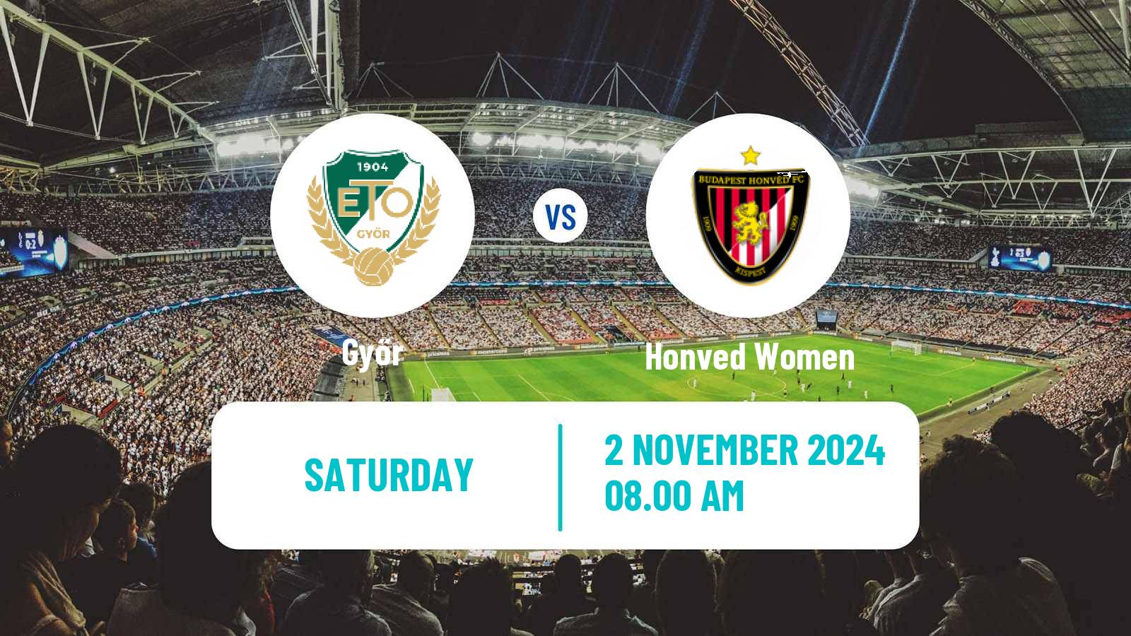 Soccer Hungarian NB I Women Győr - Honved