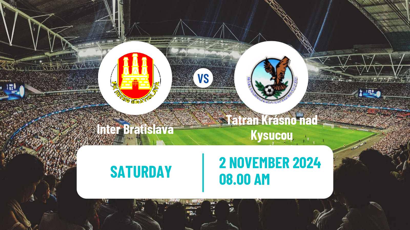 Soccer Slovak 3 Liga West Inter Bratislava - Tatran Krásno nad Kysucou