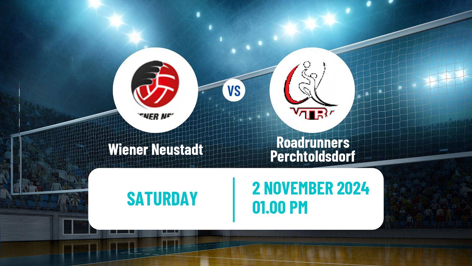 Volleyball Austrian 2 Bundesliga Volleyball Wiener Neustadt - Roadrunners Perchtoldsdorf