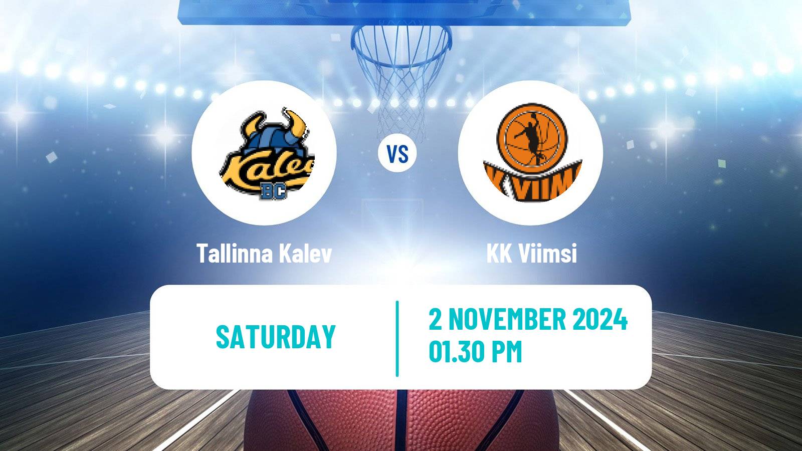 Basketball Estonian–Latvian Basketball League Tallinna Kalev - Viimsi