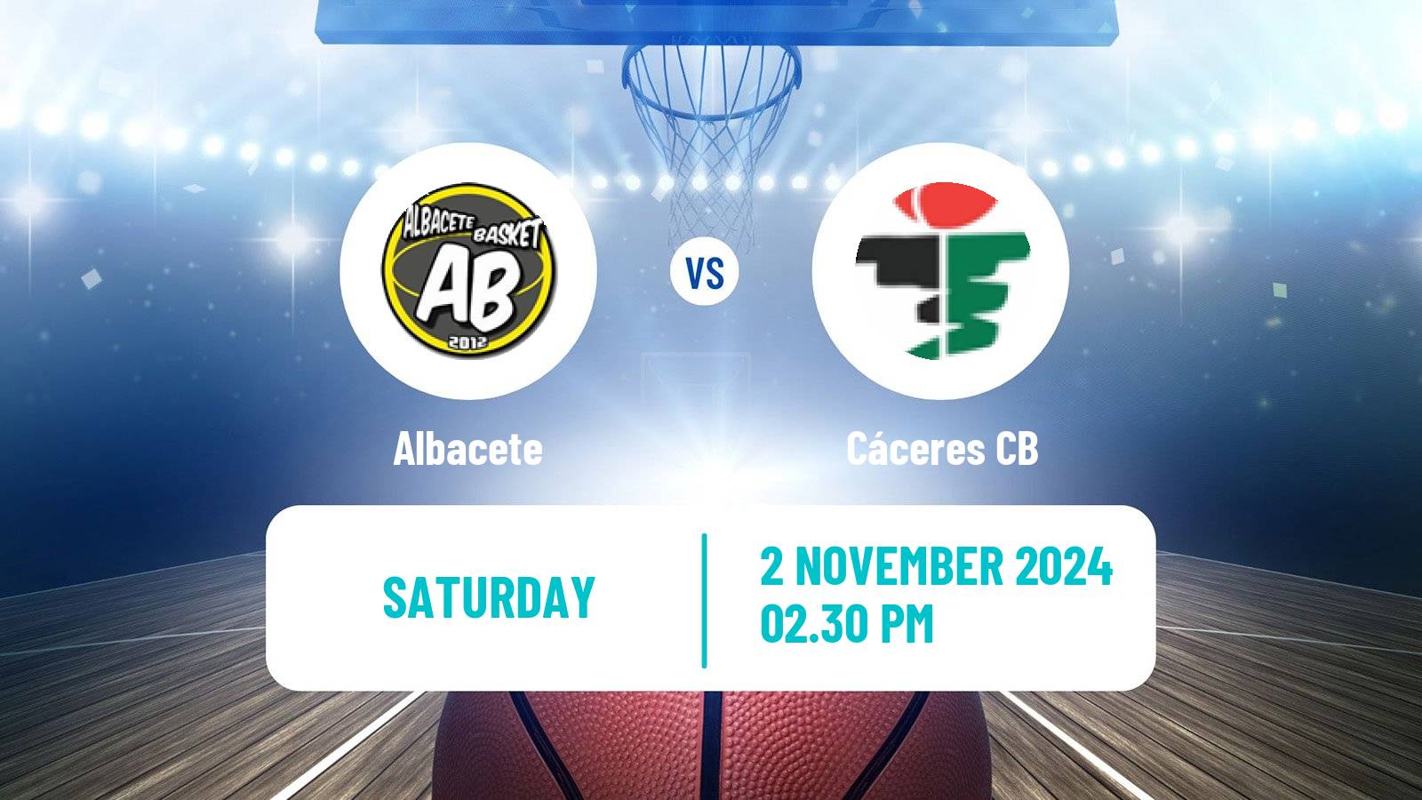 Basketball Spanish LEB Plata Albacete - Cáceres CB