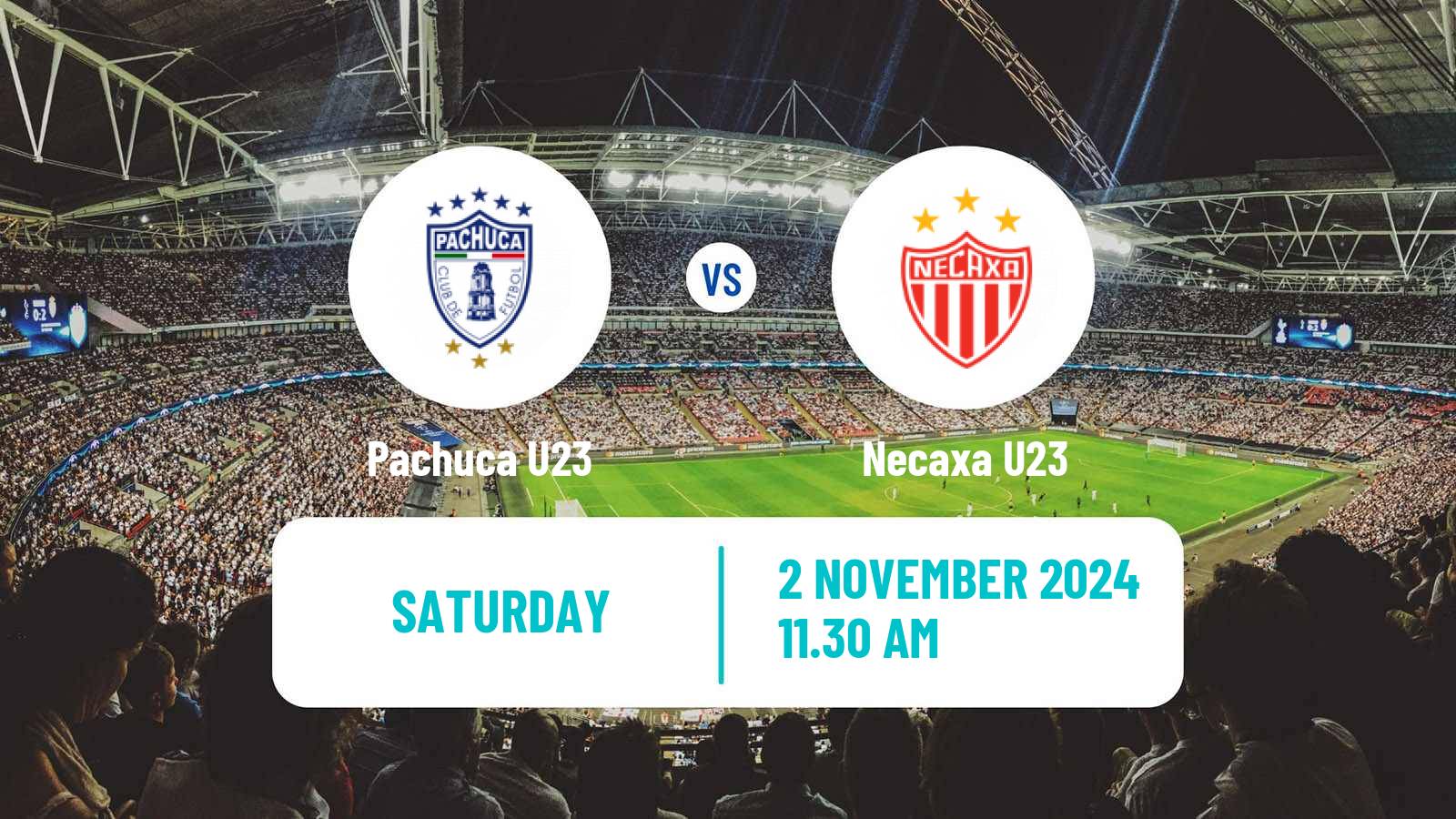 Soccer Mexican Liga MX U23 Pachuca U23 - Necaxa U23