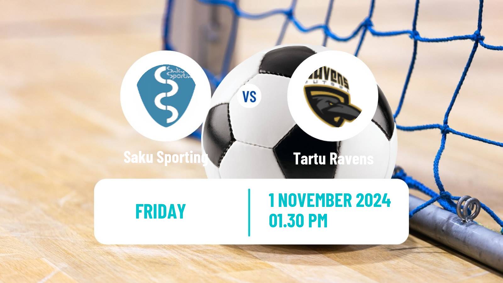 Futsal Estonian Saaliliiga Saku Sporting - Tartu Ravens