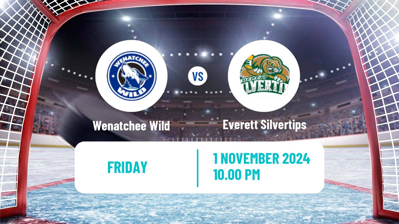 Hockey WHL Wenatchee Wild - Everett Silvertips