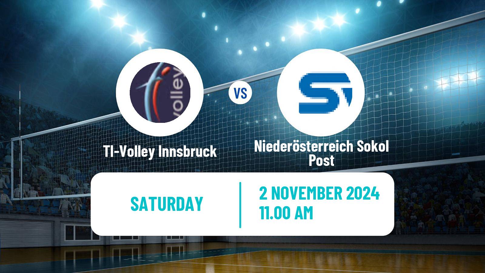 Volleyball Austrian Volley League Women TI-Volley Innsbruck - Niederösterreich Sokol Post