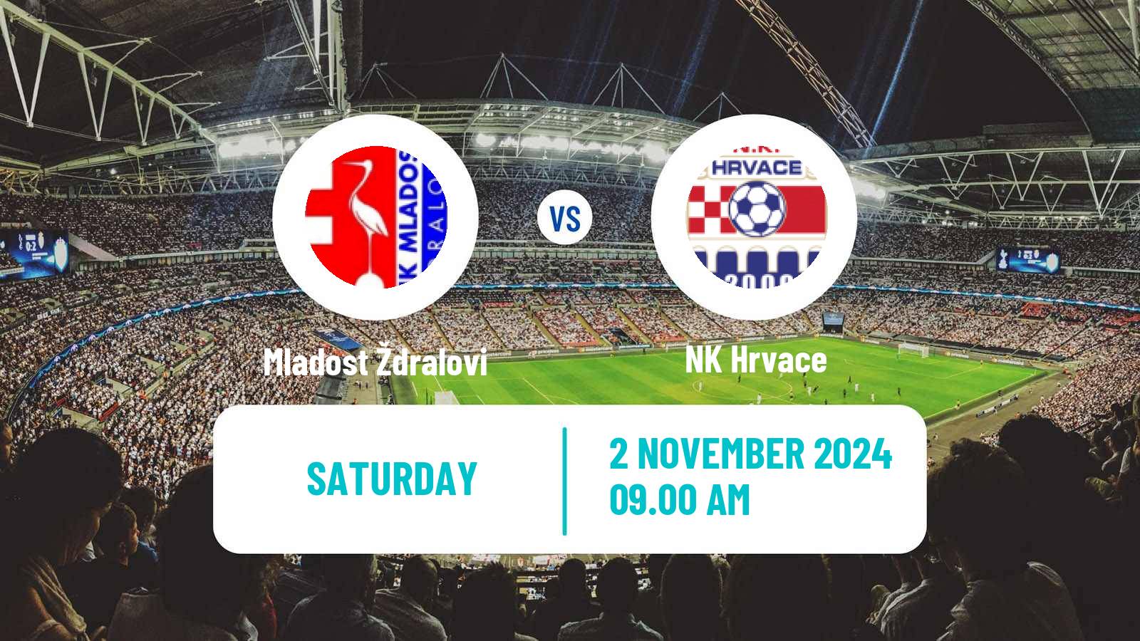 Soccer Croatian Druga NL Mladost Ždralovi - Hrvace