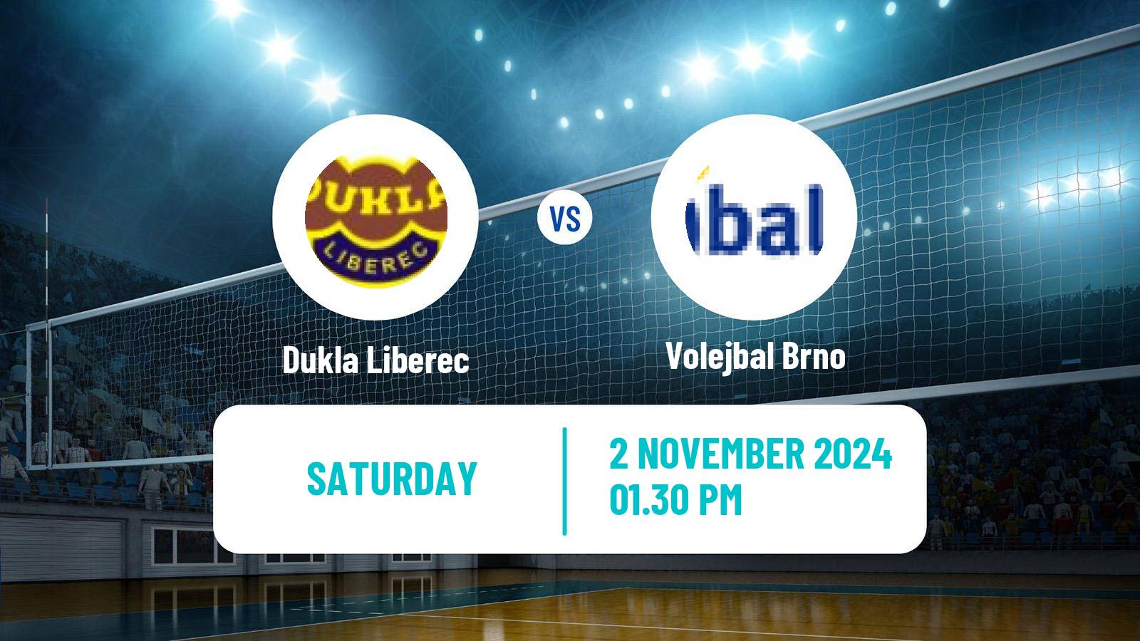 Volleyball Czech Extraliga Volleyball Dukla Liberec - Volejbal Brno