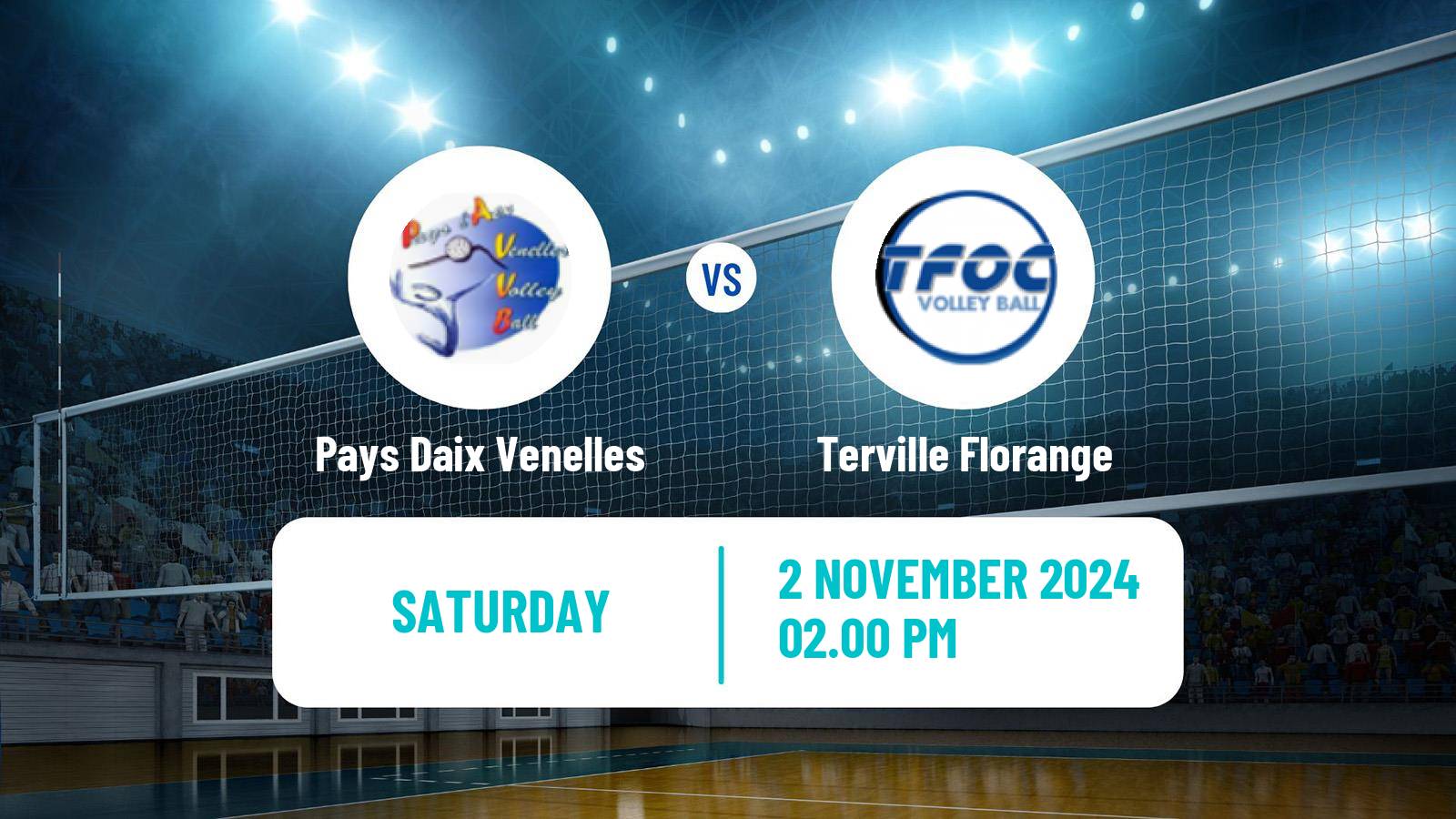 Volleyball French Ligue A Volleyball Women Pays Daix Venelles - Terville Florange