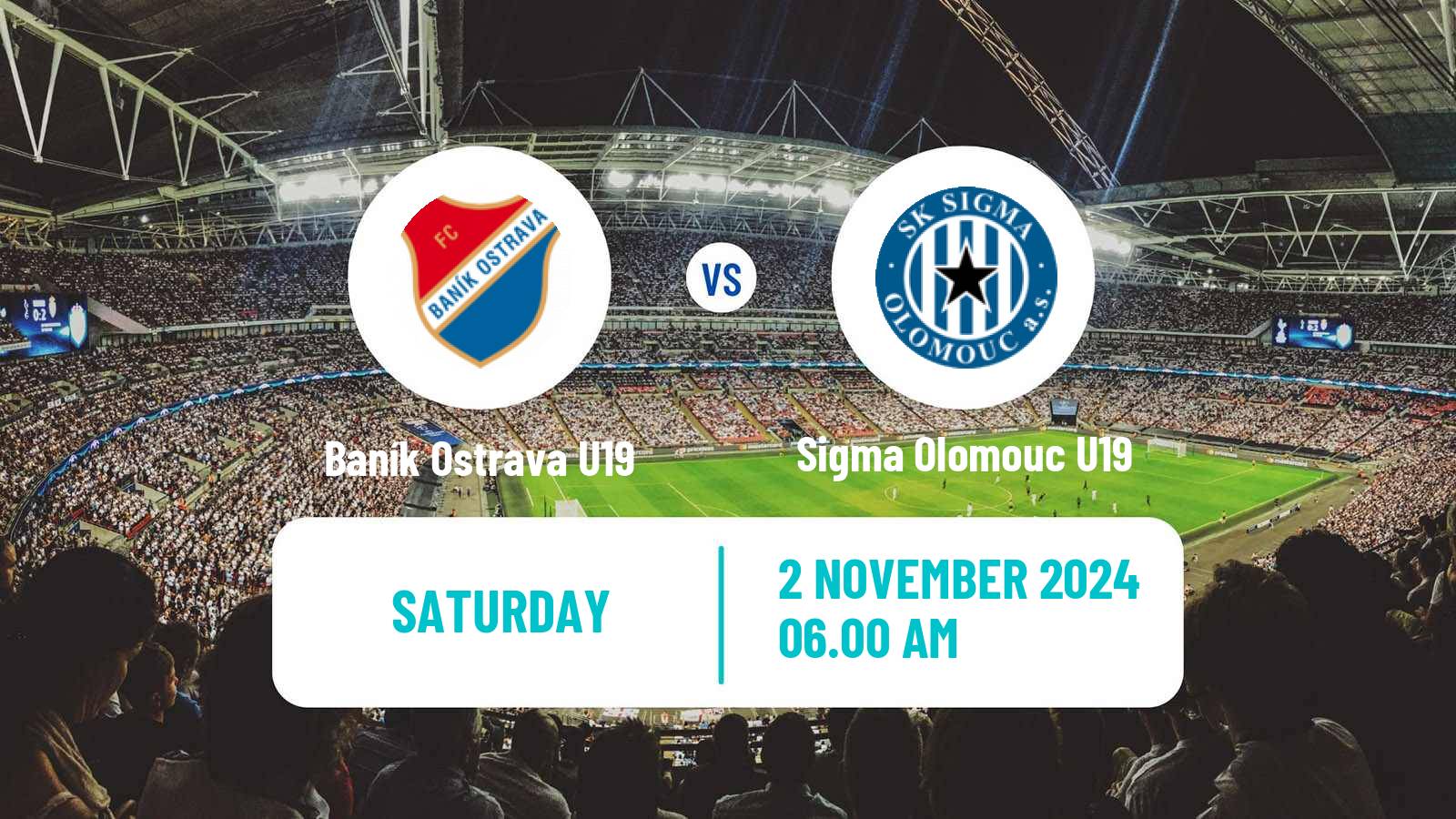 Soccer Czech U19 League Baník Ostrava U19 - Sigma Olomouc U19