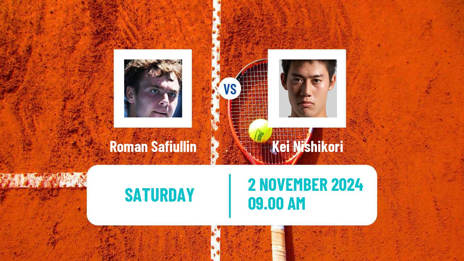 Tennis Bratislava 2 Challenger Men Roman Safiullin - Kei Nishikori