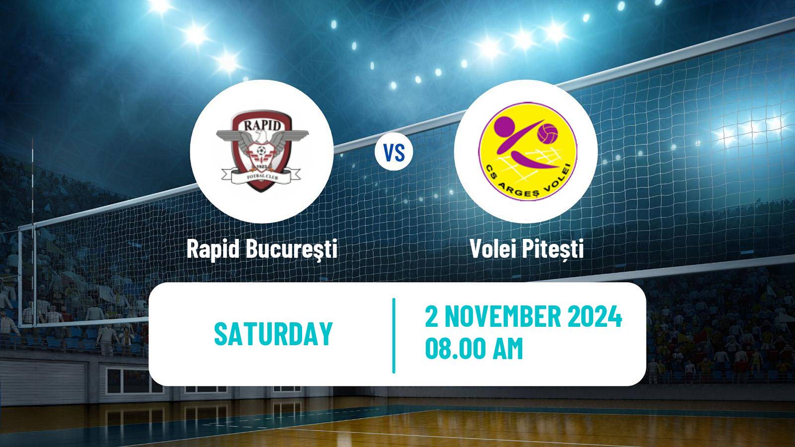 Volleyball Romanian Divizia A1 Volleyball Women Rapid Bucureşti - Volei Pitești