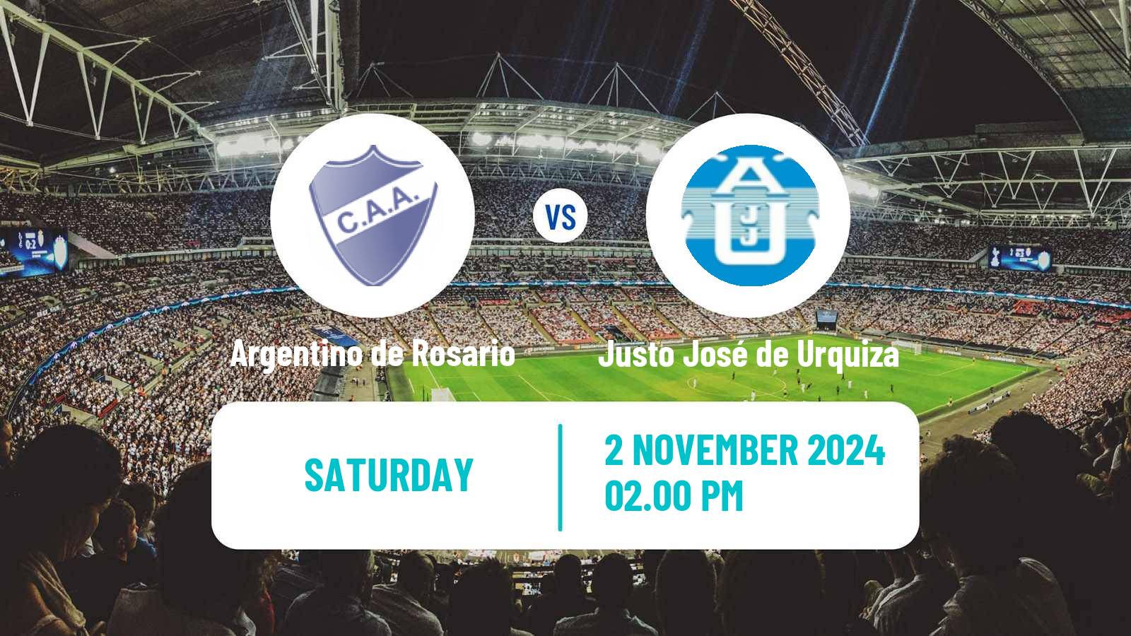 Soccer Argentinian Primera C Argentino de Rosario - Justo José de Urquiza