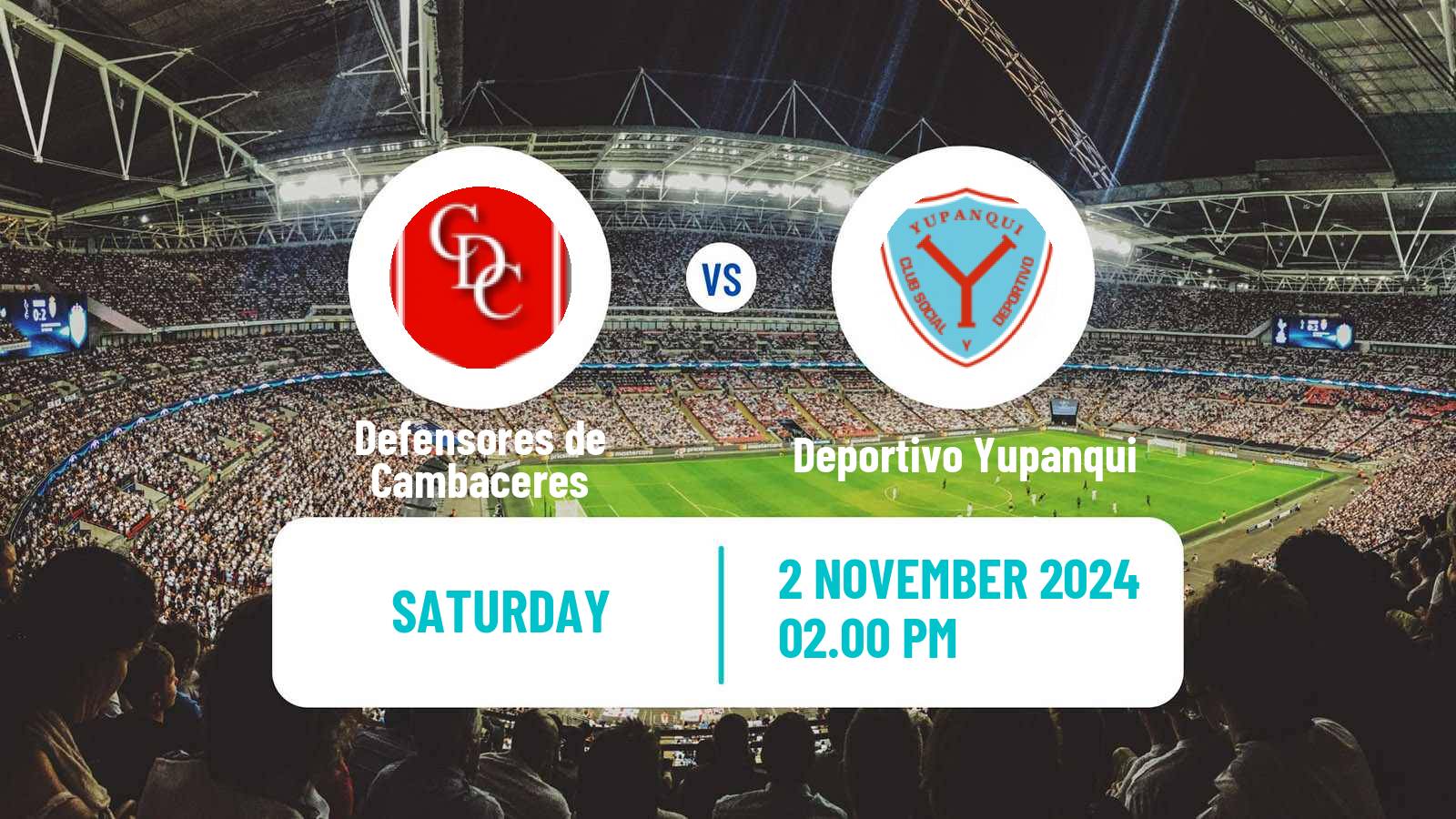 Soccer Argentinian Primera C Defensores de Cambaceres - Deportivo Yupanqui