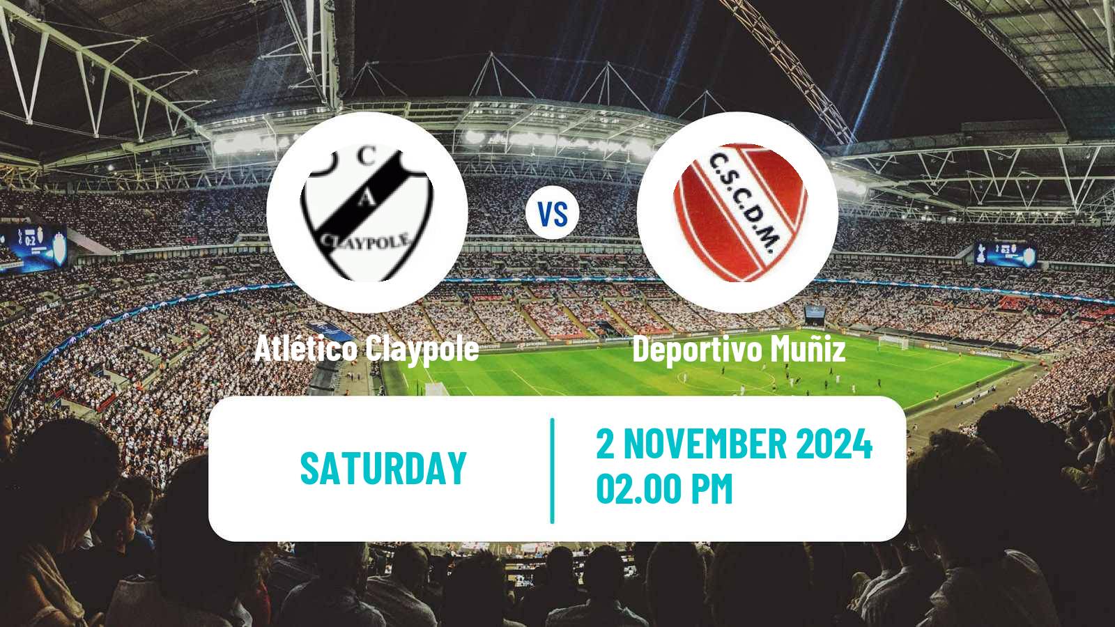 Soccer Argentinian Primera C Atlético Claypole - Deportivo Muñiz