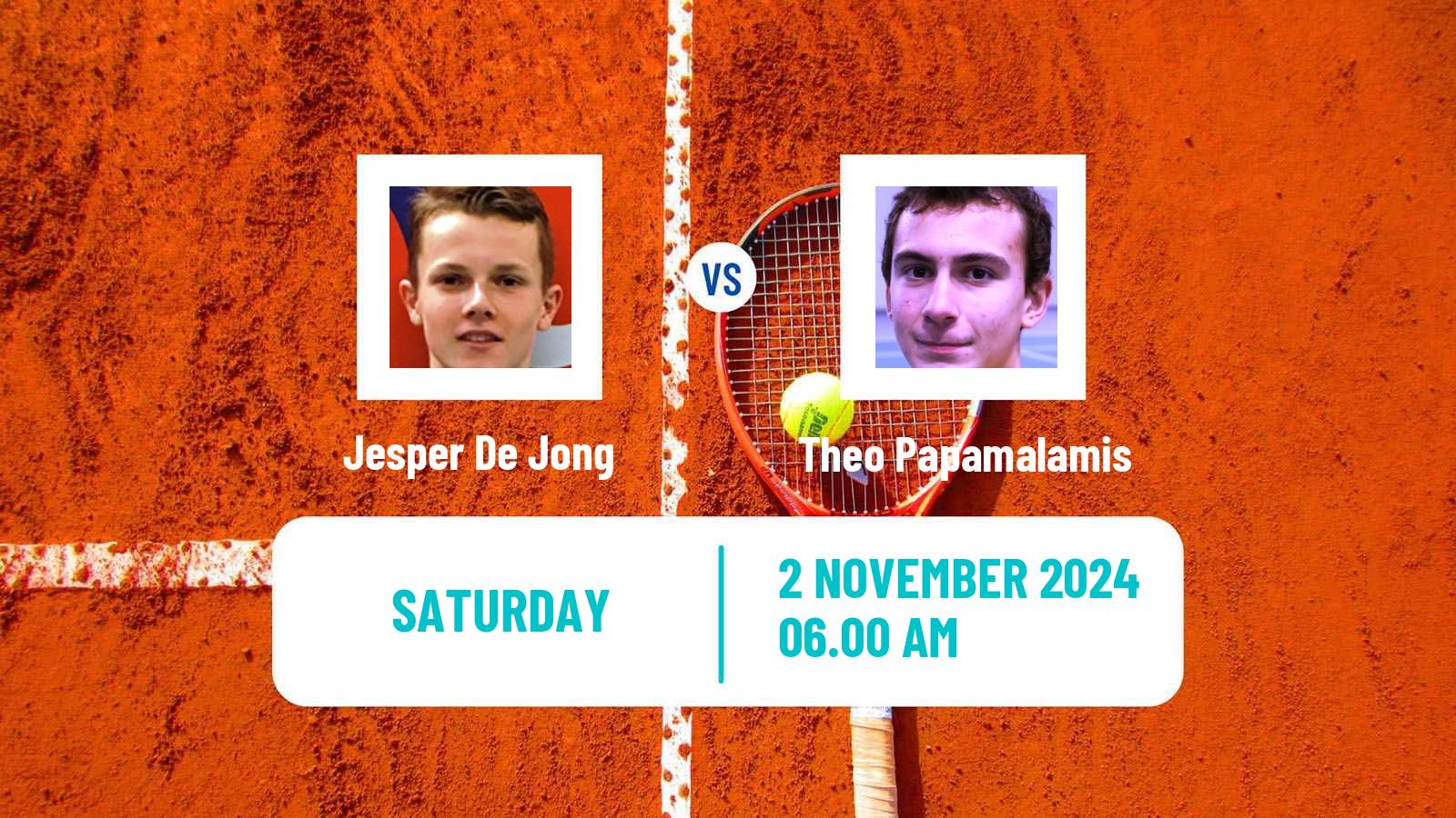 Tennis ATP Metz Jesper De Jong - Theo Papamalamis