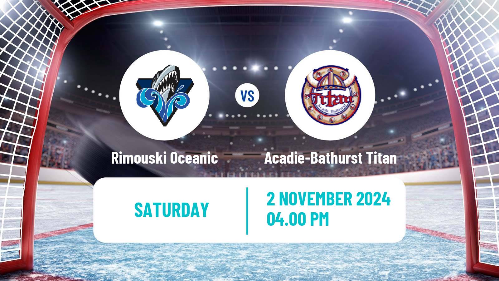 Hockey QMJHL Rimouski Oceanic - Acadie-Bathurst Titan