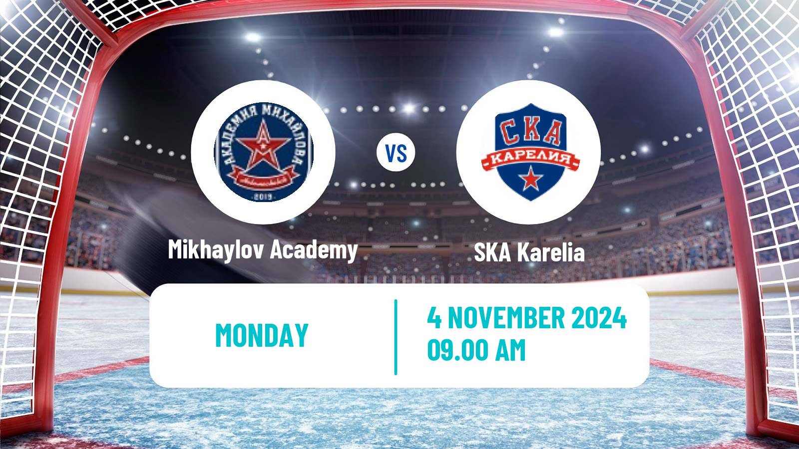 Hockey MHL Mikhaylov Academy - SKA Karelia