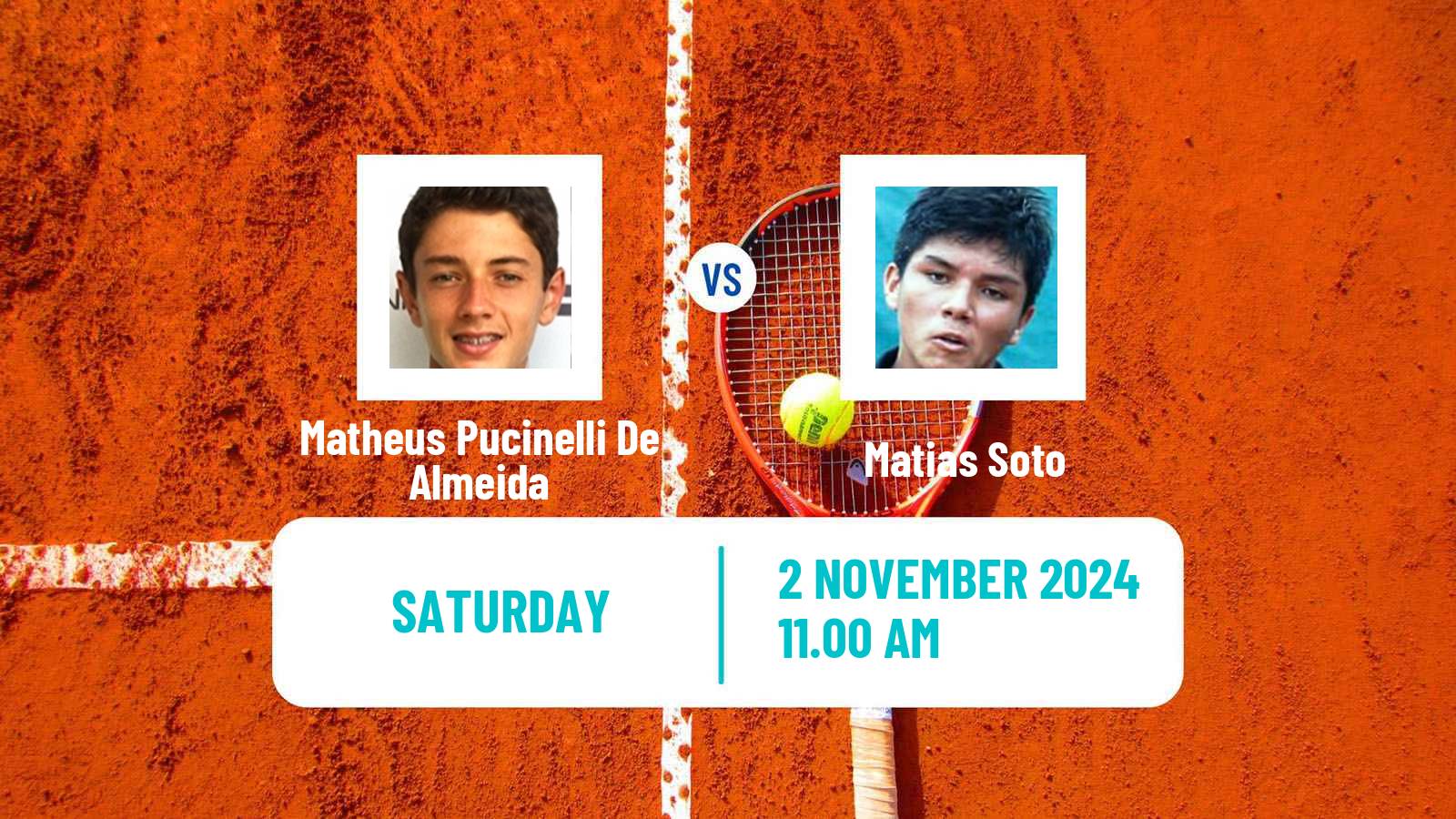 Tennis ITF M25 Lajeado Men Matheus Pucinelli De Almeida - Matias Soto