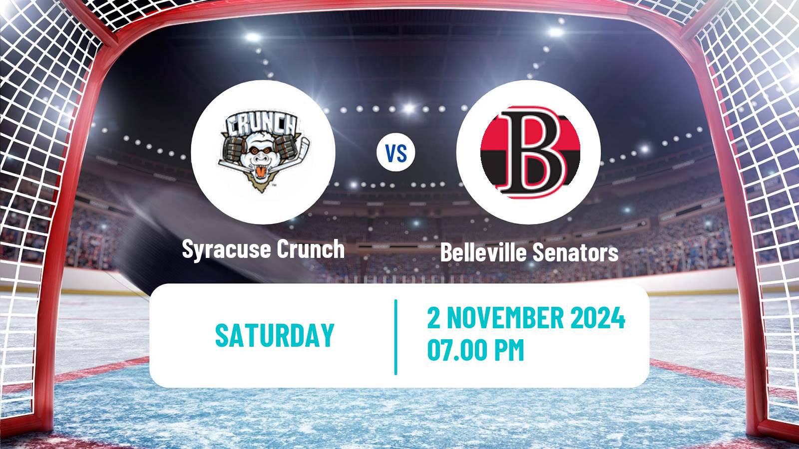 Hockey AHL Syracuse Crunch - Belleville Senators