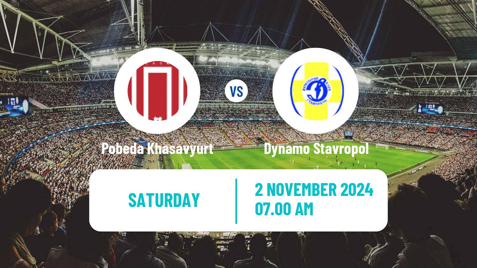 Soccer FNL 2 Division B Group 1 Pobeda Khasavyurt - Dynamo Stavropol