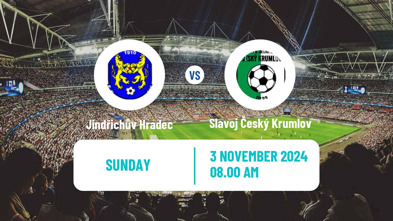 Soccer Czech Division A Jindřichův Hradec - Slavoj Český Krumlov