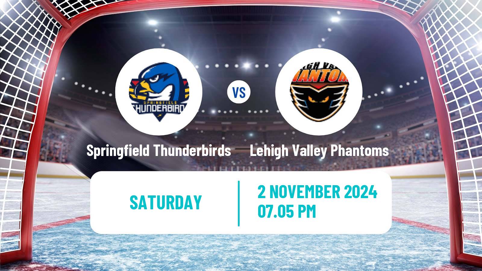 Hockey AHL Springfield Thunderbirds - Lehigh Valley Phantoms