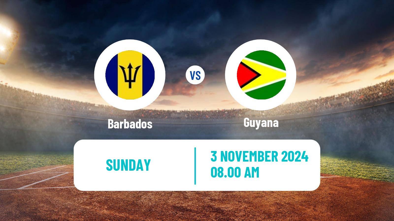 Cricket Super50 Barbados - Guyana