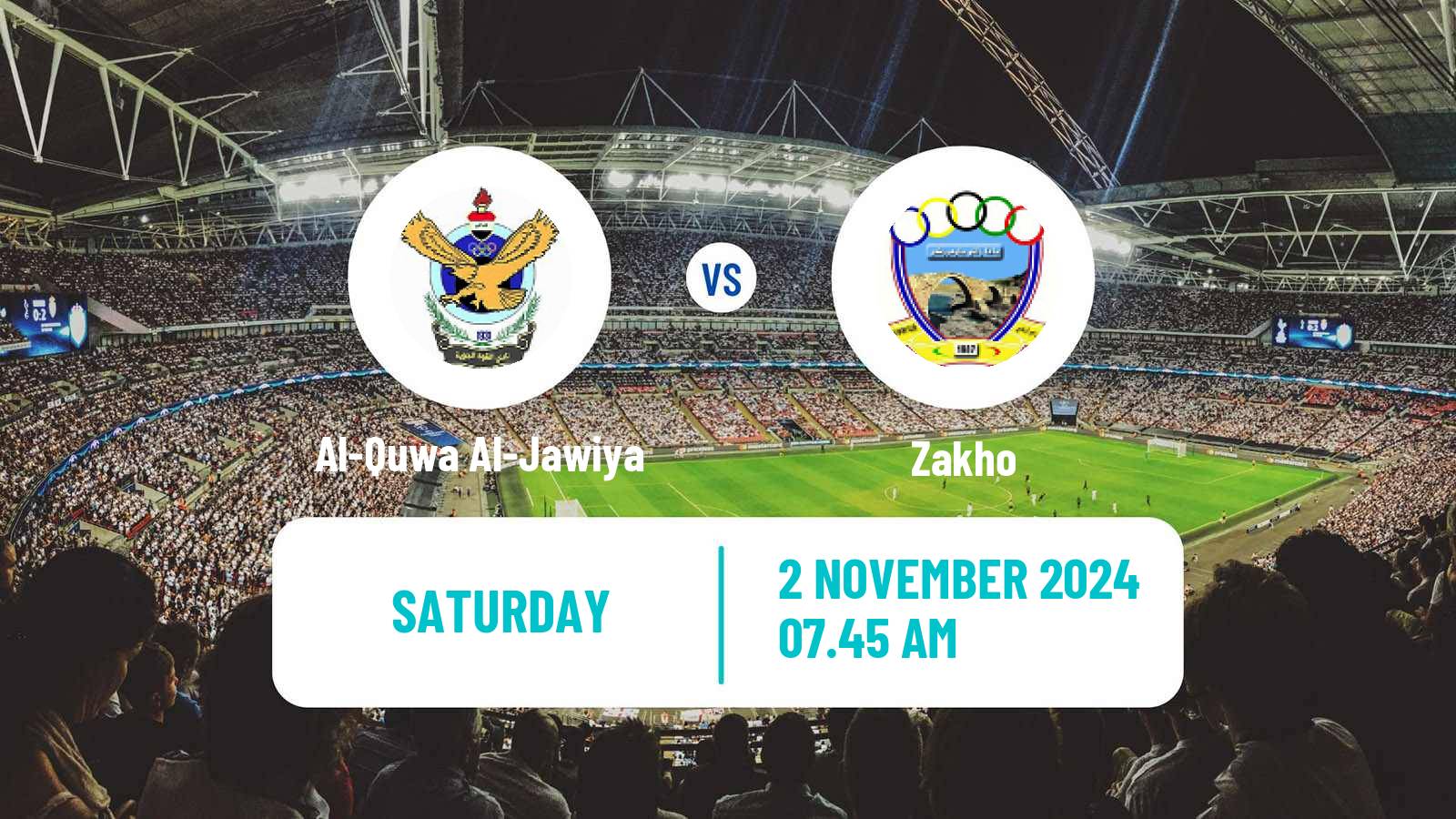 Soccer Iraqi Premier League Al-Quwa Al-Jawiya - Zakho