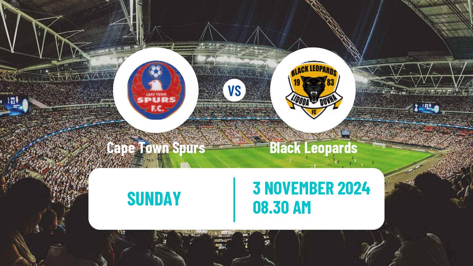 Soccer South African First Division Cape Town Spurs - Black Leopards